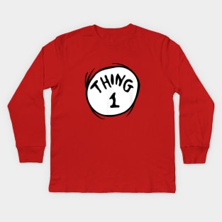 Dr. Seuss Thing 1 logo Kids Long Sleeve T-Shirt